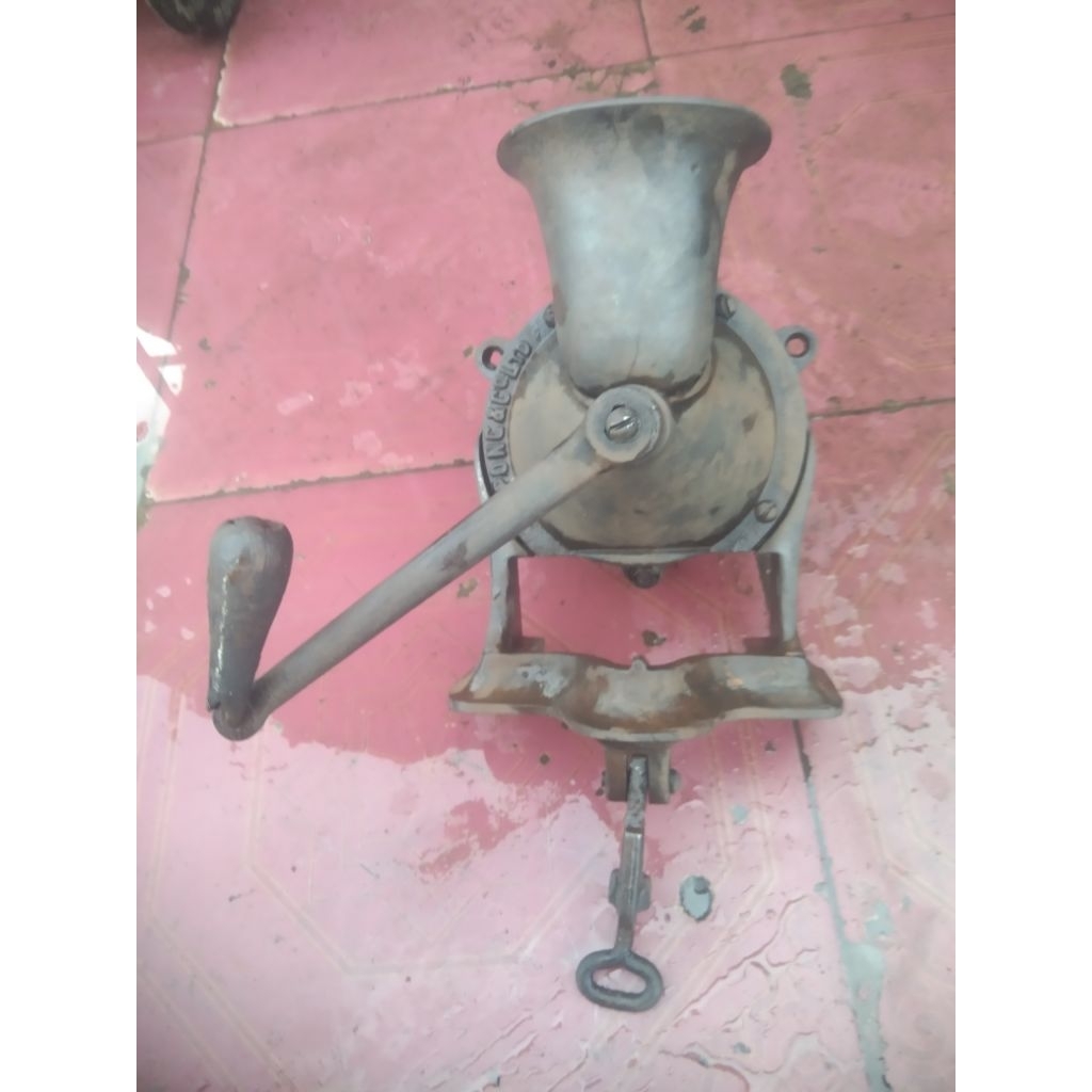 coffe grinder penggiling kopi antik Spong England bahan bagus