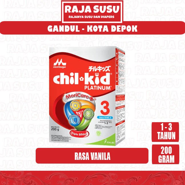 CHILKID PLATINUM VANILA 200 GR - RAJA SUSU