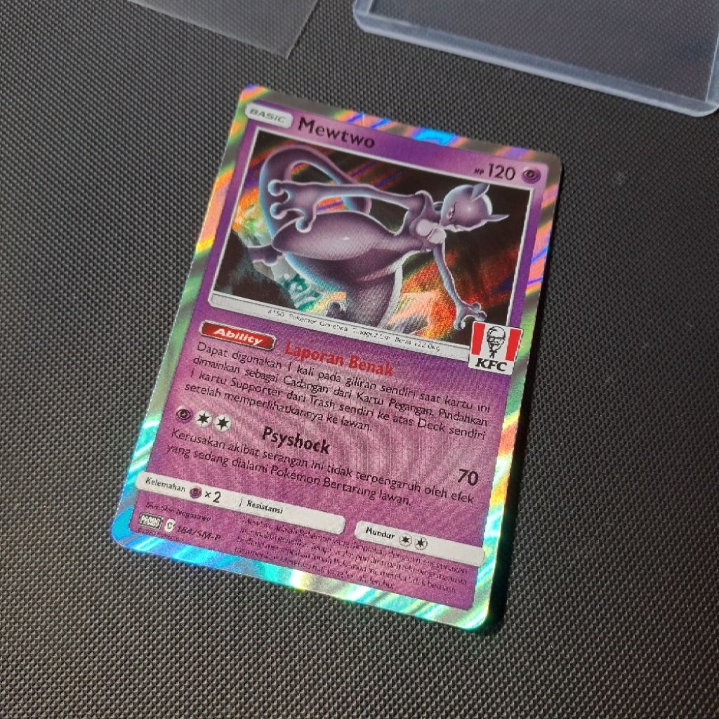KARTU POKEMON MEWTWO PROMO KFC ORIGINAL
