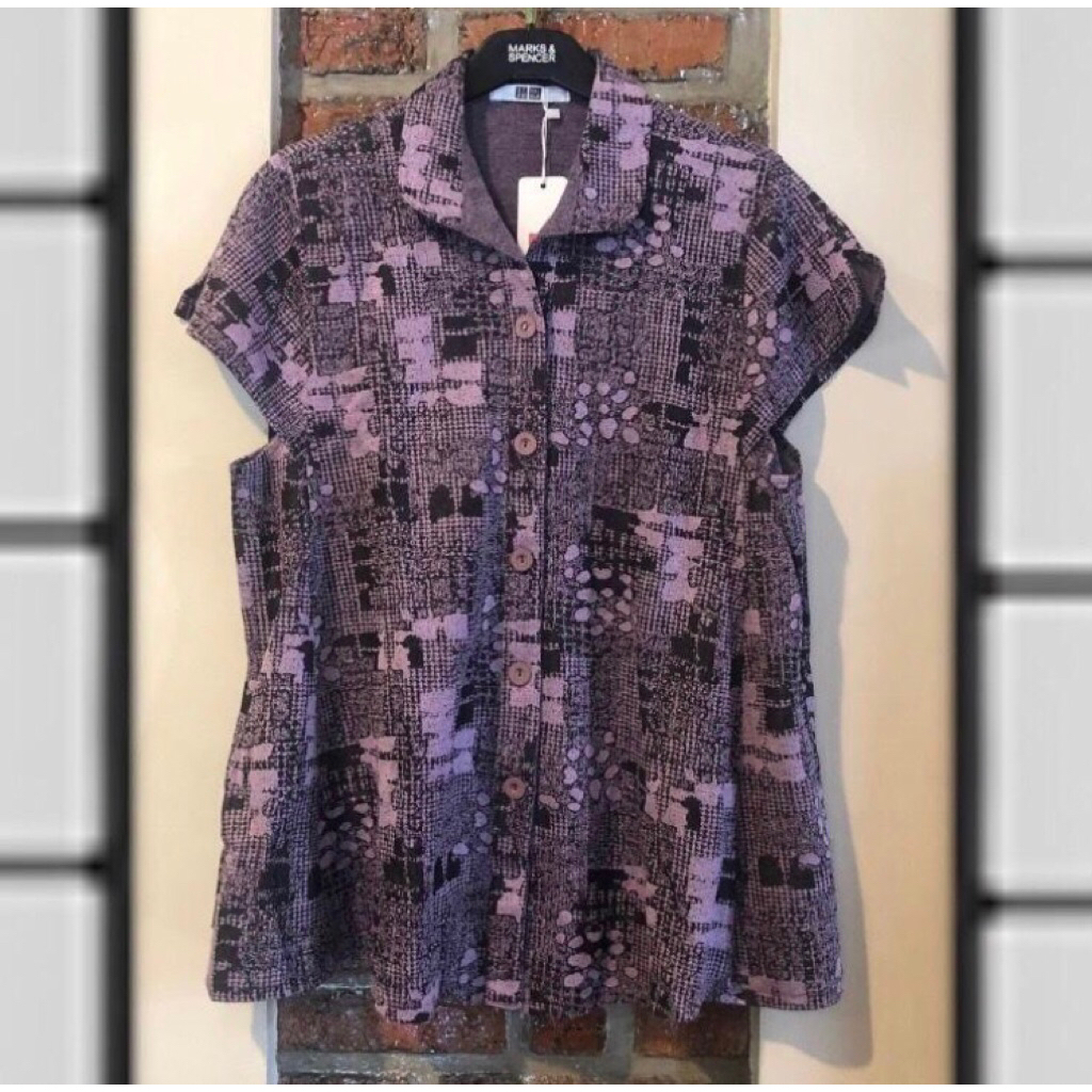 blouse atasan wanita uniqlo preloved