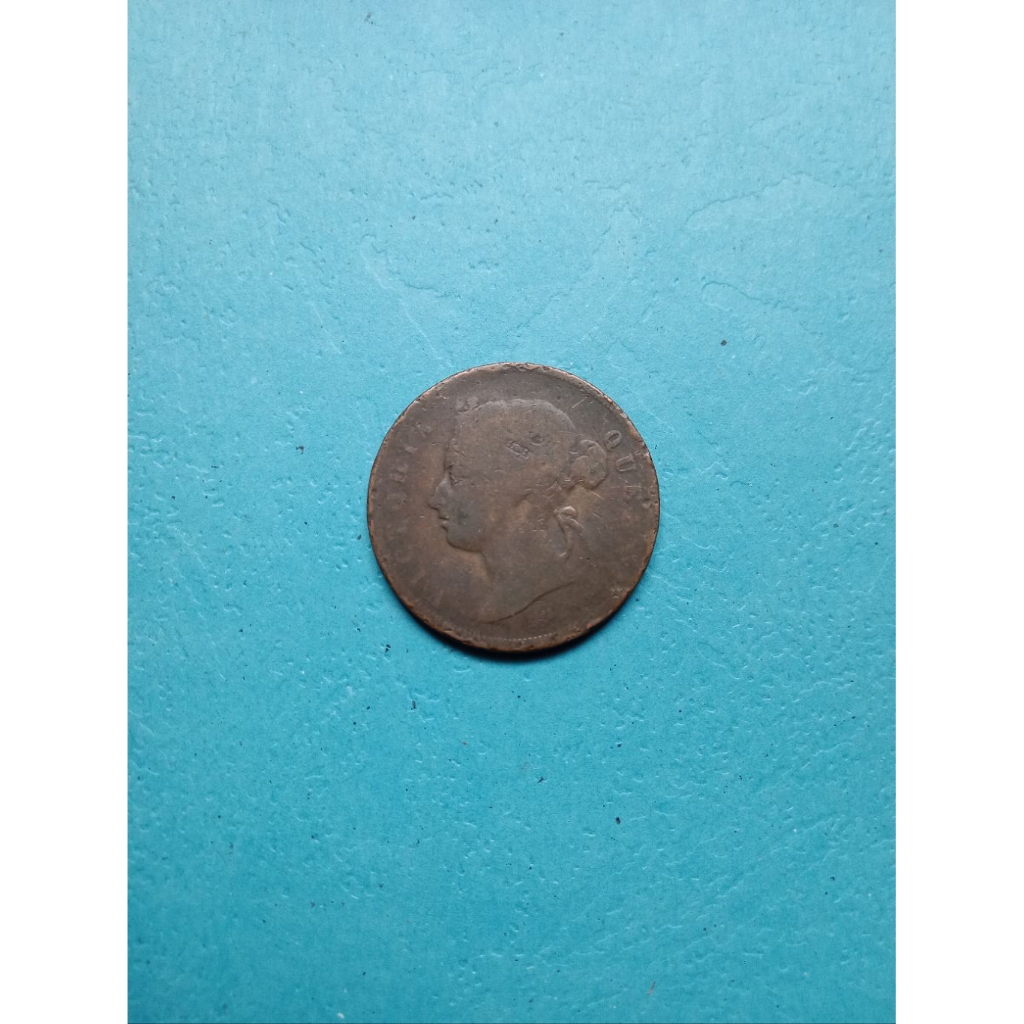 Koin 1 Cent Victoria 1877