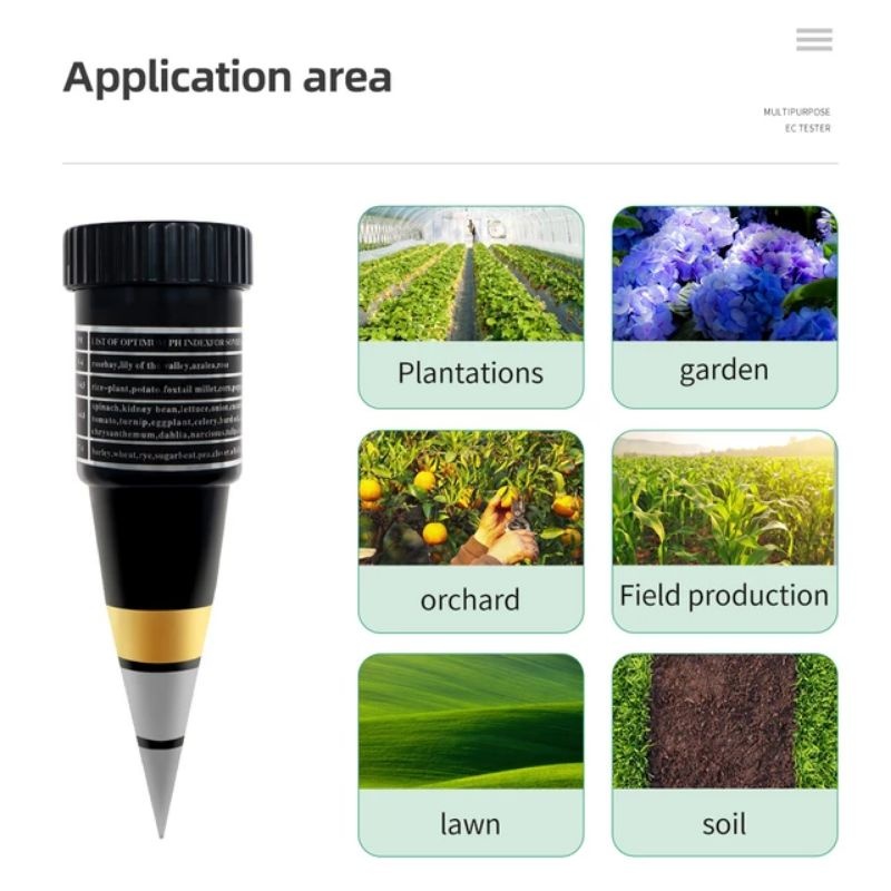 Soil Meter PH Tanah & Kelembaban Tanah Alat Ukur Kesuburan Tanaman Moisture Meter Analog