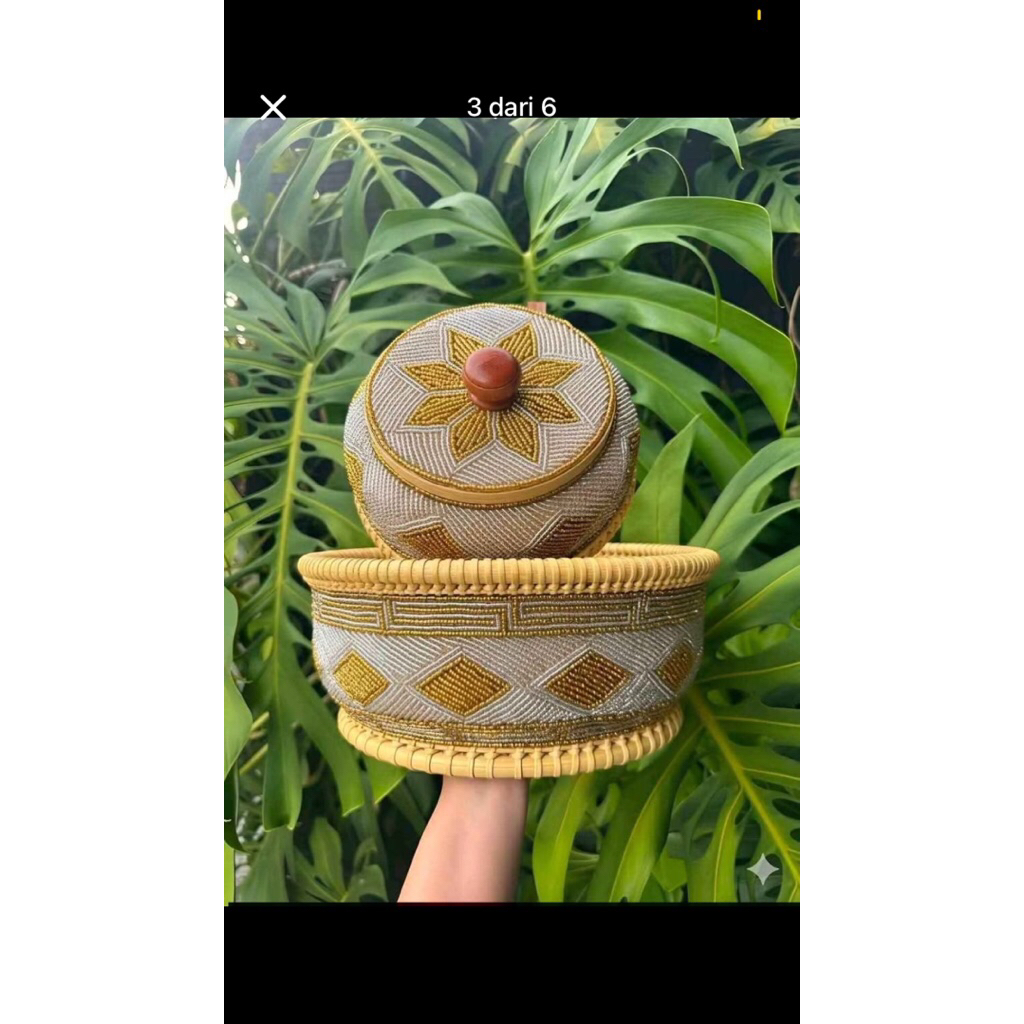 Bokor sultan full payet wajik ukuran 35