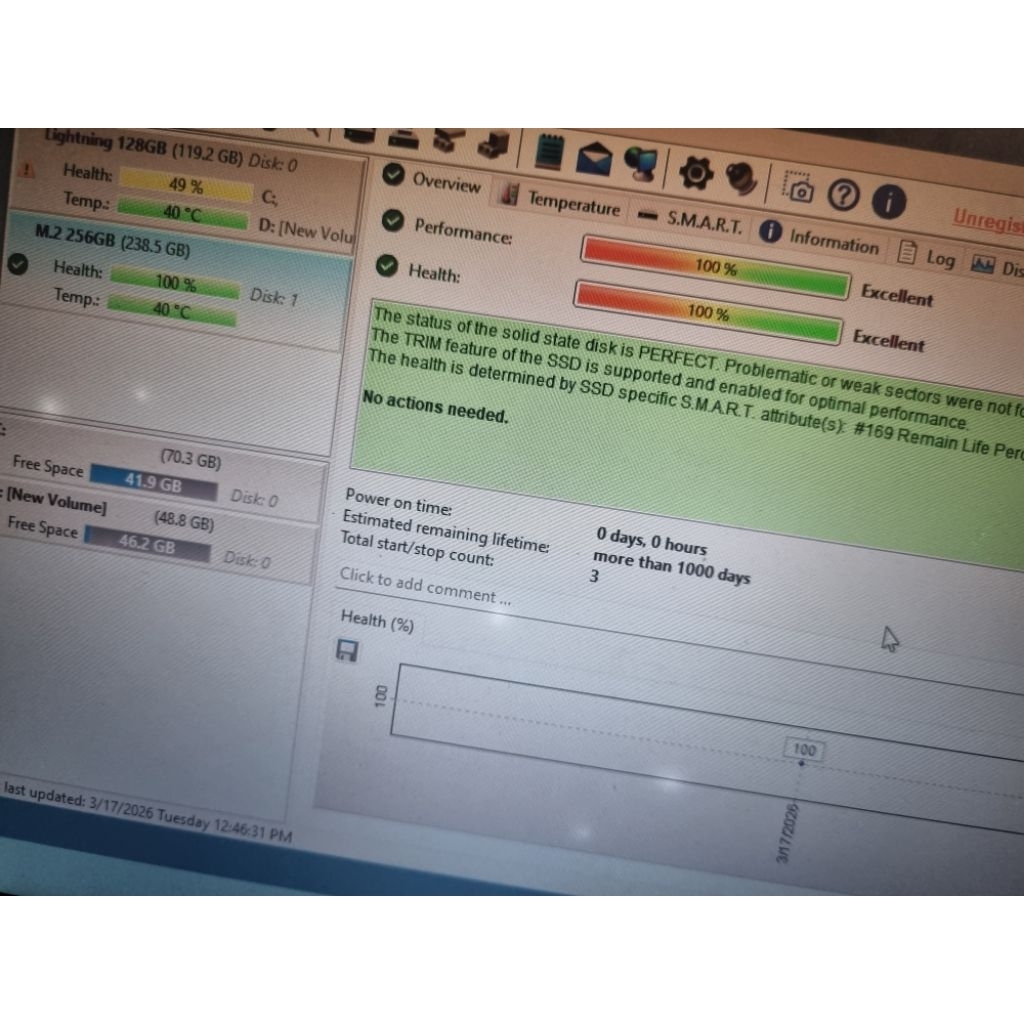 SSD M2 Sata RX7 256GB Baru M.2