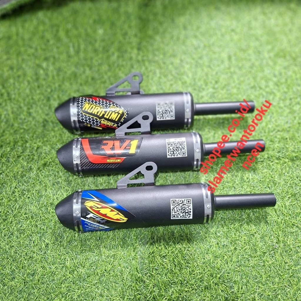 knalpot racing norifumi fmf Rv1 2tak ninja fizR satria2tak TS