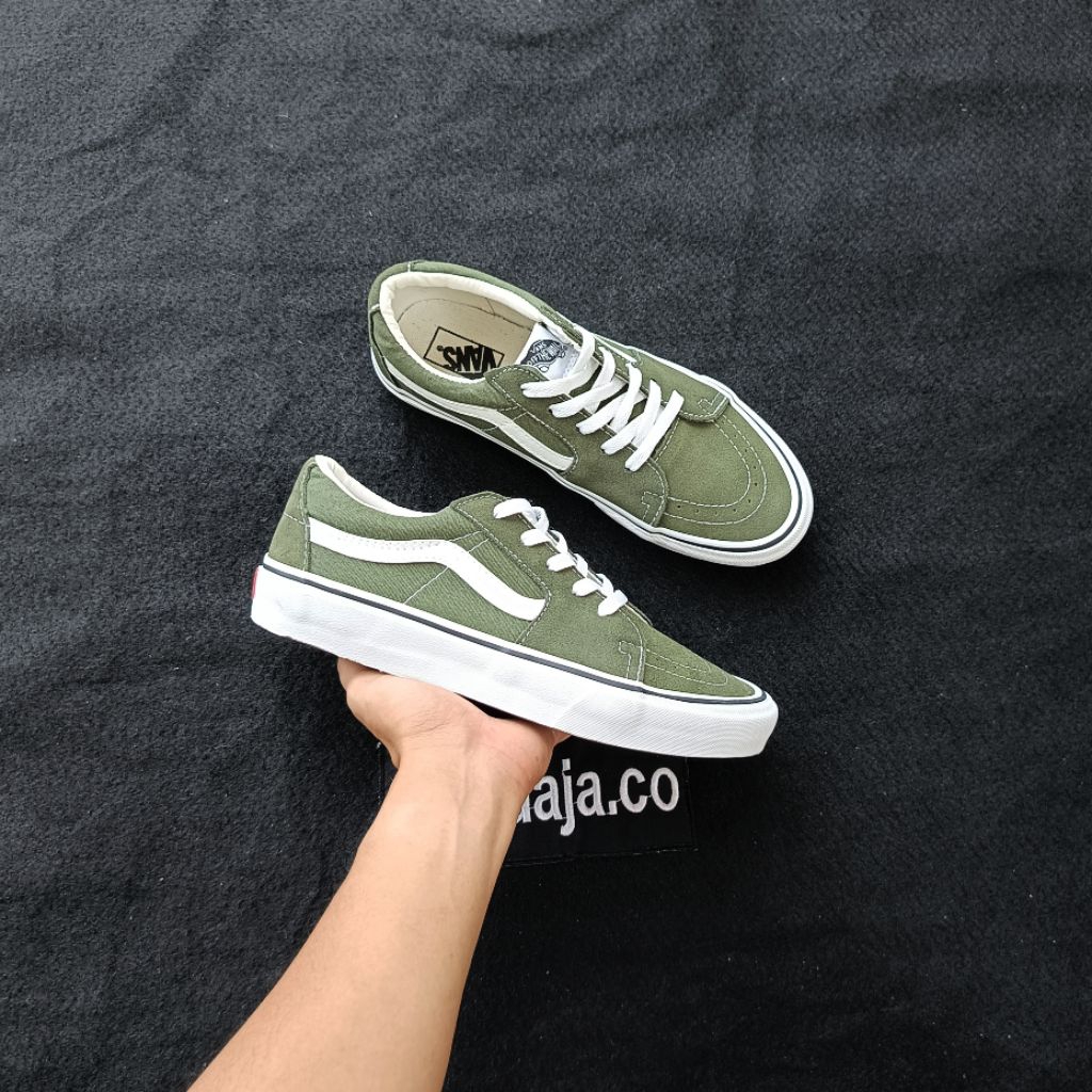 Vans SK8-Low Dark Green Zaitun