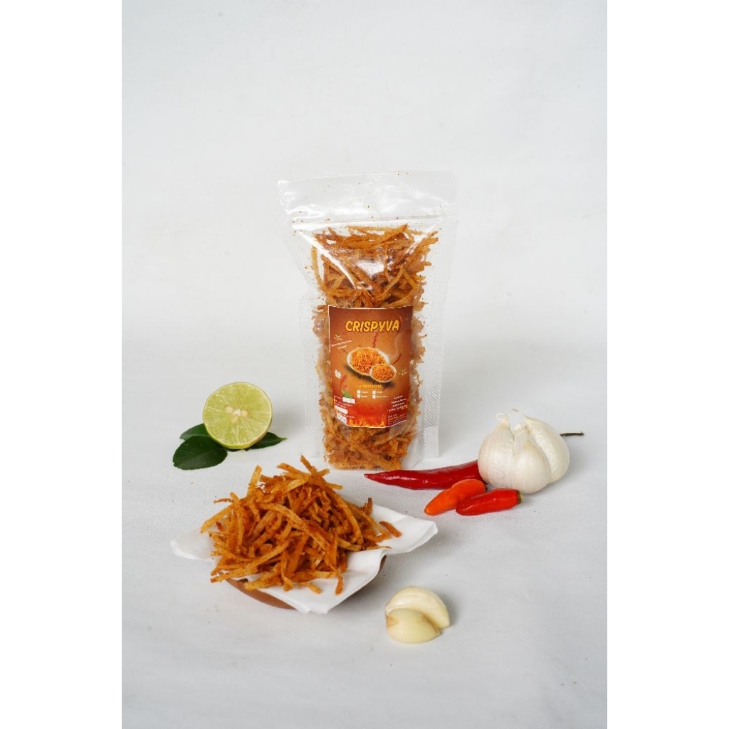 Stik Singkong Asli Renyah Tanpa Pengawet 50 gr - Snack Singkong Stik Tipis Gurih Higienis