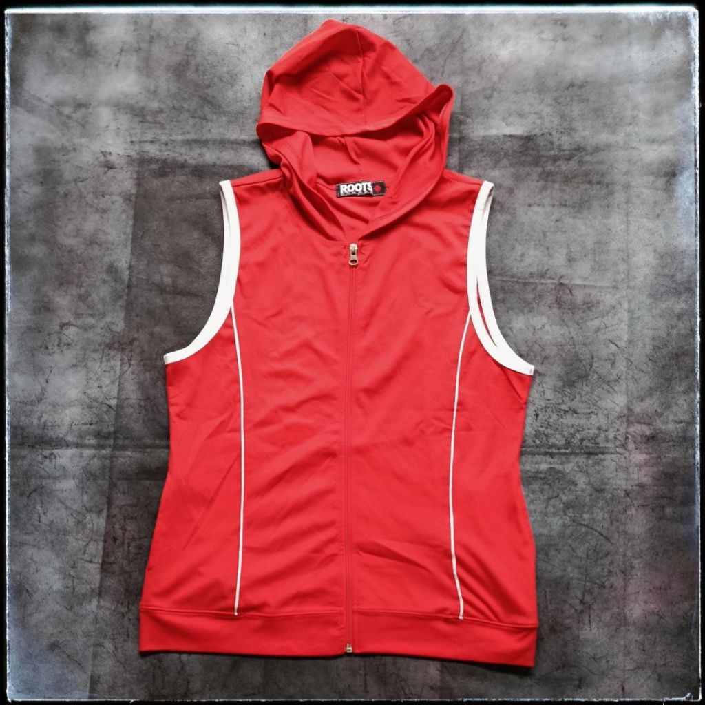 Roots Canada hoodie full zipper lekbong tracktop running size M