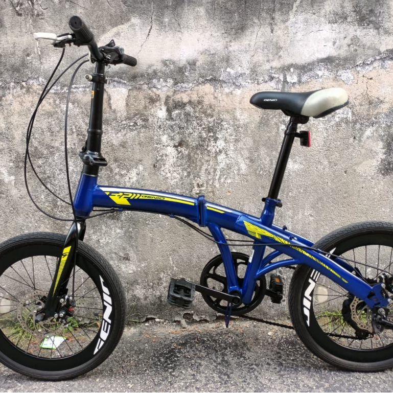 Sepeda Lipat Genio F-211 Ukuran 20 Inch Cakram Second