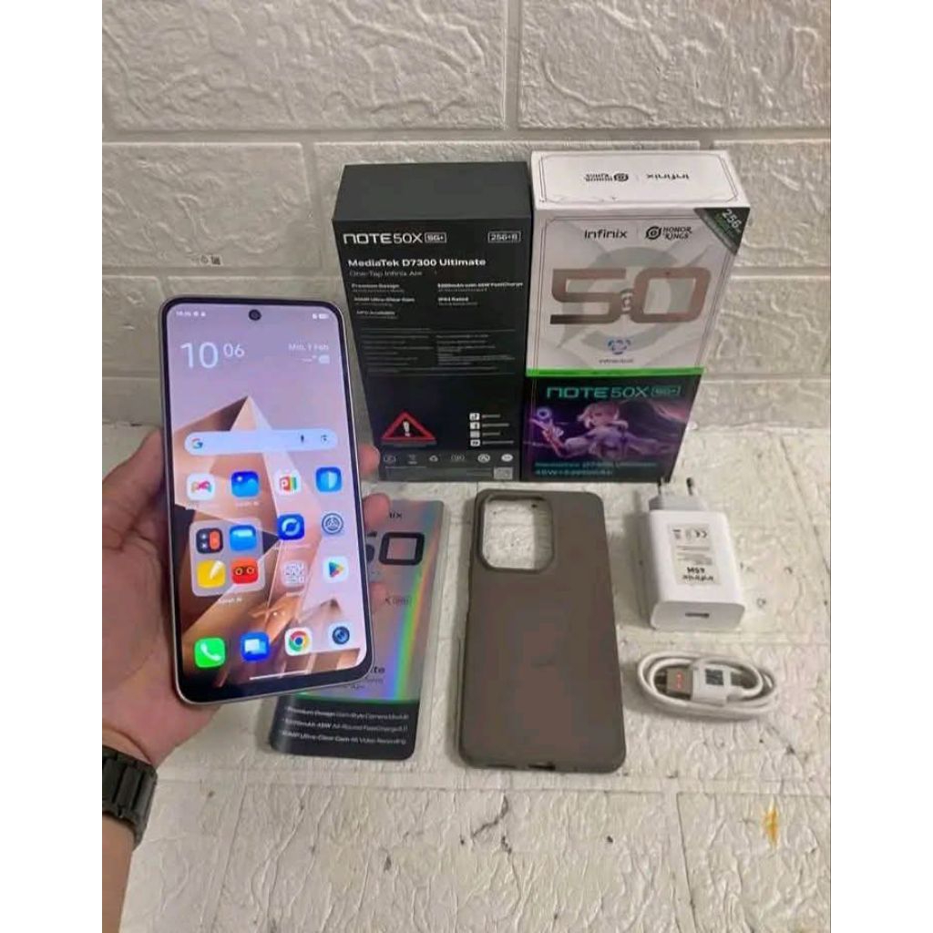 INFINIX NOTE 50X 5G SECOND FULLSET | RAM 8/256GB