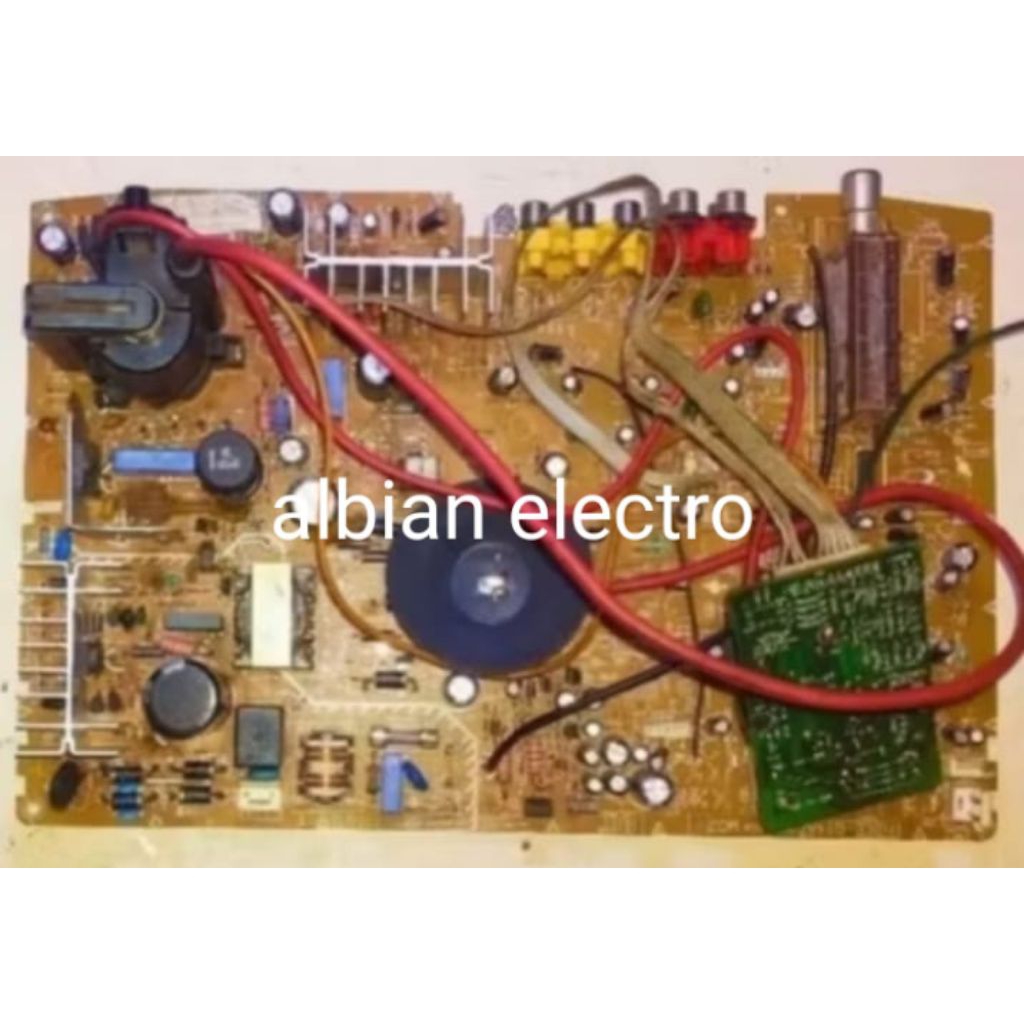 mesin tv Polytron xbr 21 inchi slim