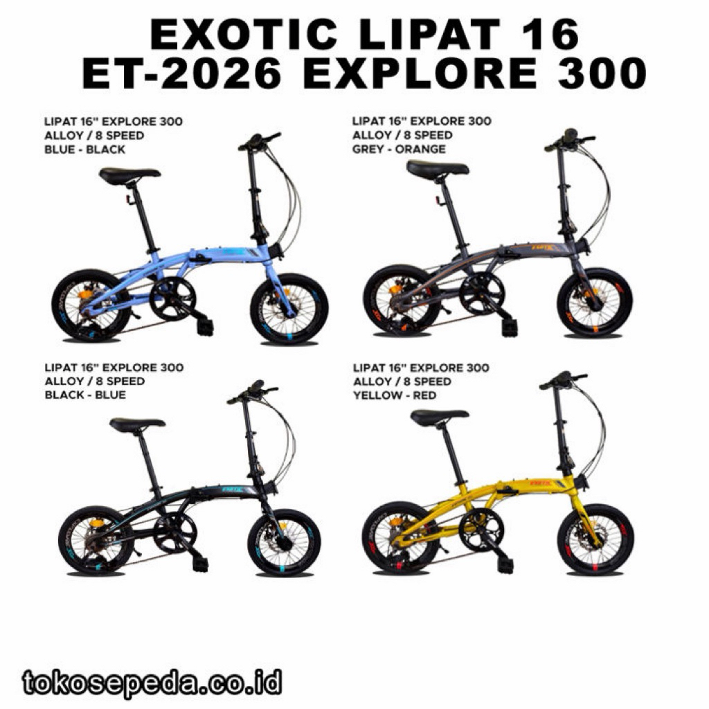 Sepeda Lipat Exotic Explore 300 NEW