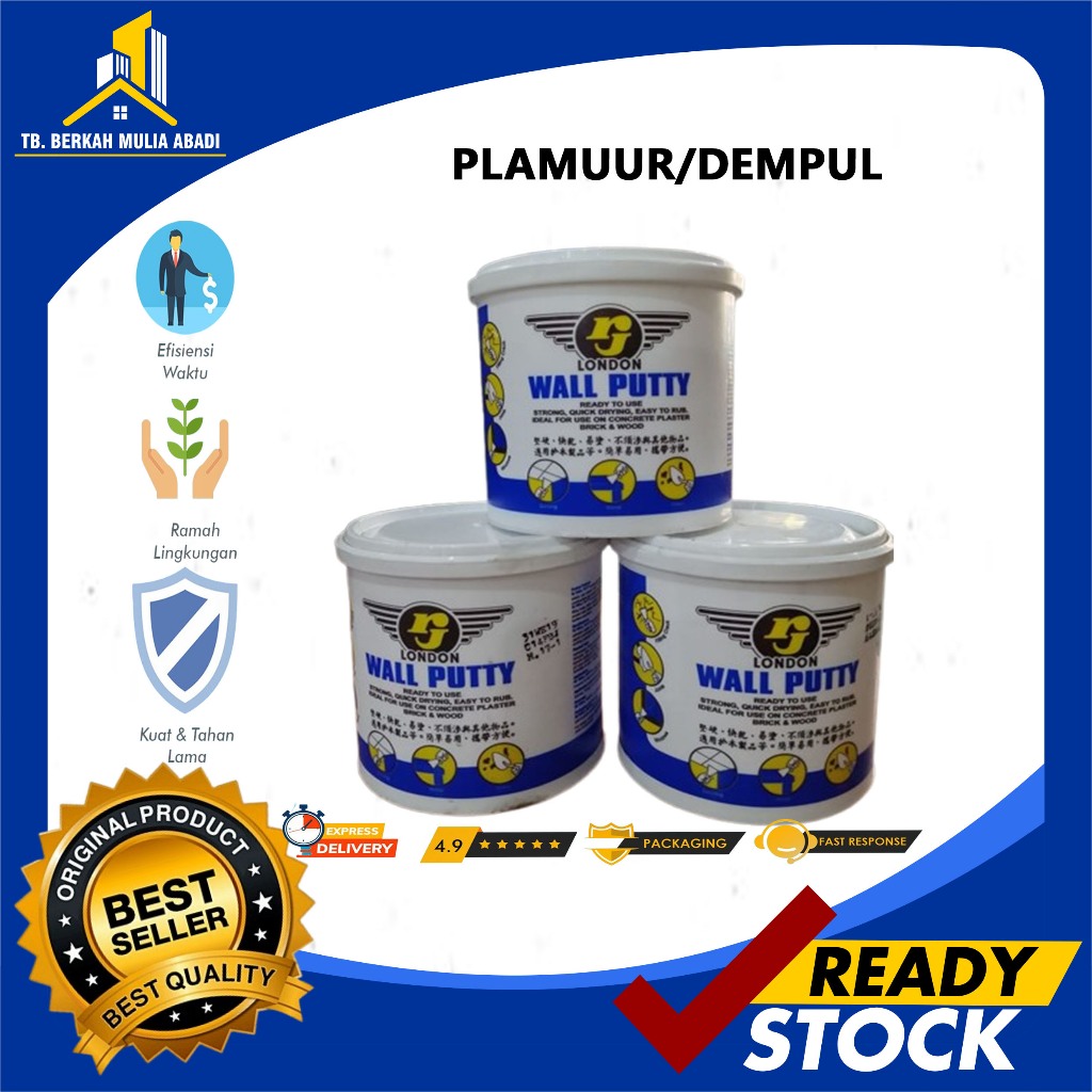PLAMUUR/DEMPUL TEMBOK RJ LONDON