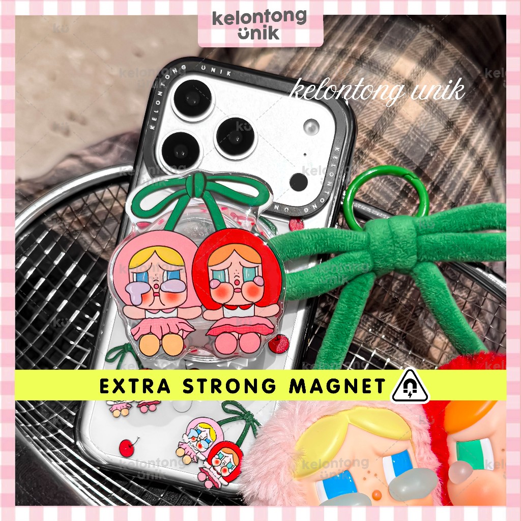 KELONTONG UNIK | LUMI Cryberry Twins Magsafe Magnetic Case - Hardcase Softcase/ Casing HP for iPhone