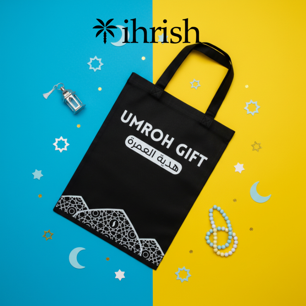 Ihrish - Tas Oleh Oleh Umroh | Tas Istimewa Souvenir Snack Umroh | Kemasan Unik | Umroh Gift