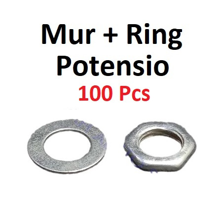 (100PCS) Mur dan Ring Potensio Standart WL APAI APLUS JP