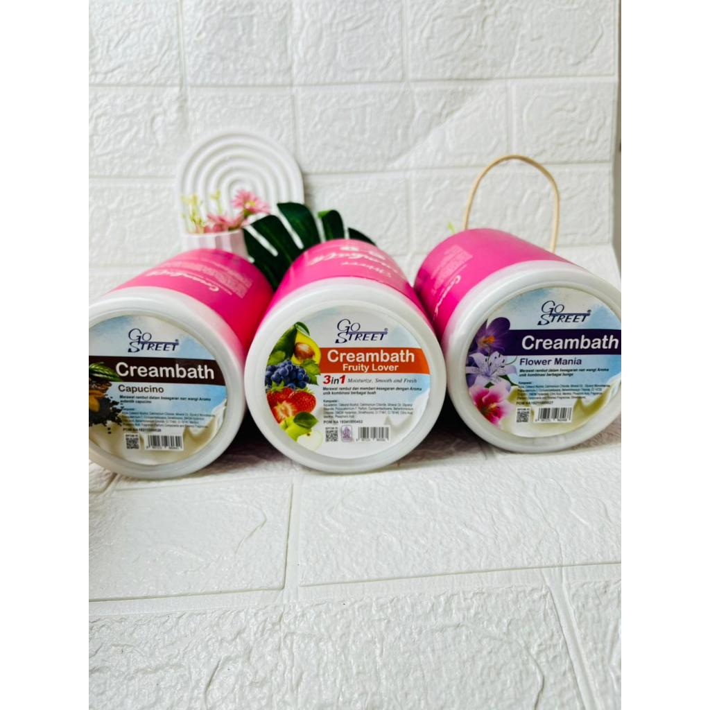 (G2A) GO STREET Creambath 3IN1 Ukuran 1000ml