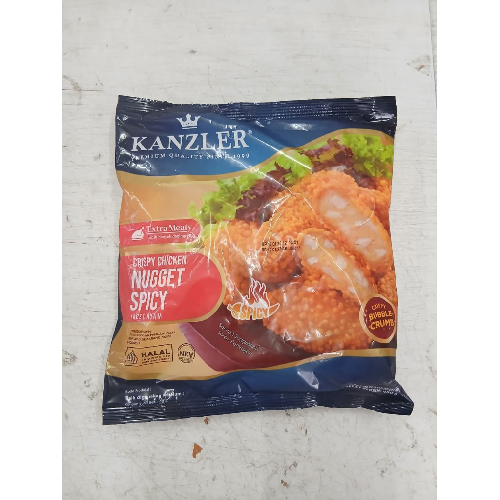 Kanzler  Chicken Nugget Spicy 450gr Kanzler  Chicken Nugget Spicy 450gr