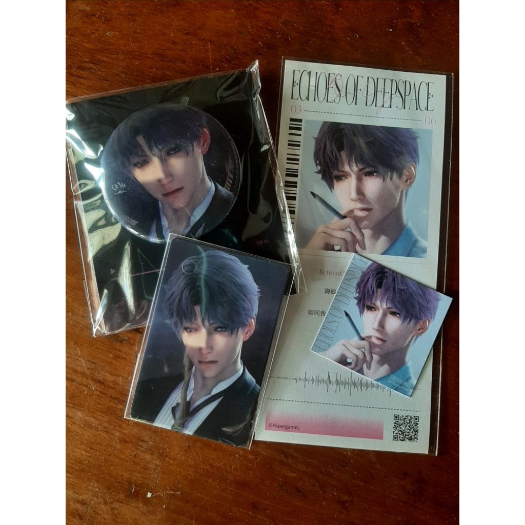 Love and Deepspace Official Rafayel Merch SET Badge PC