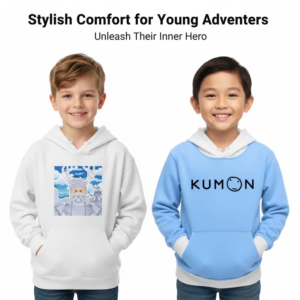 Sweater Hoodie Anak Akudav Akudap Roblox Fleece PE