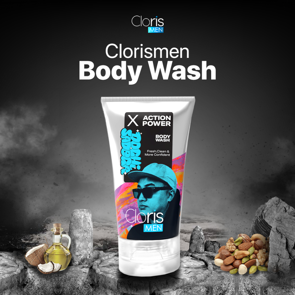 Clorismen x Dochi Sadega Action Power Body Wash - Segar, bersih & lebih Percaya Diri