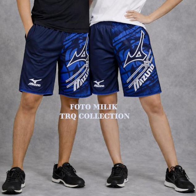 CELANA KOLOR PENDEK OLAHRAGA VOLI MIZUNO  FULL MOTIF TEBAL PRIA WANITA DEWASA TERBARU TERLARIS TERBA