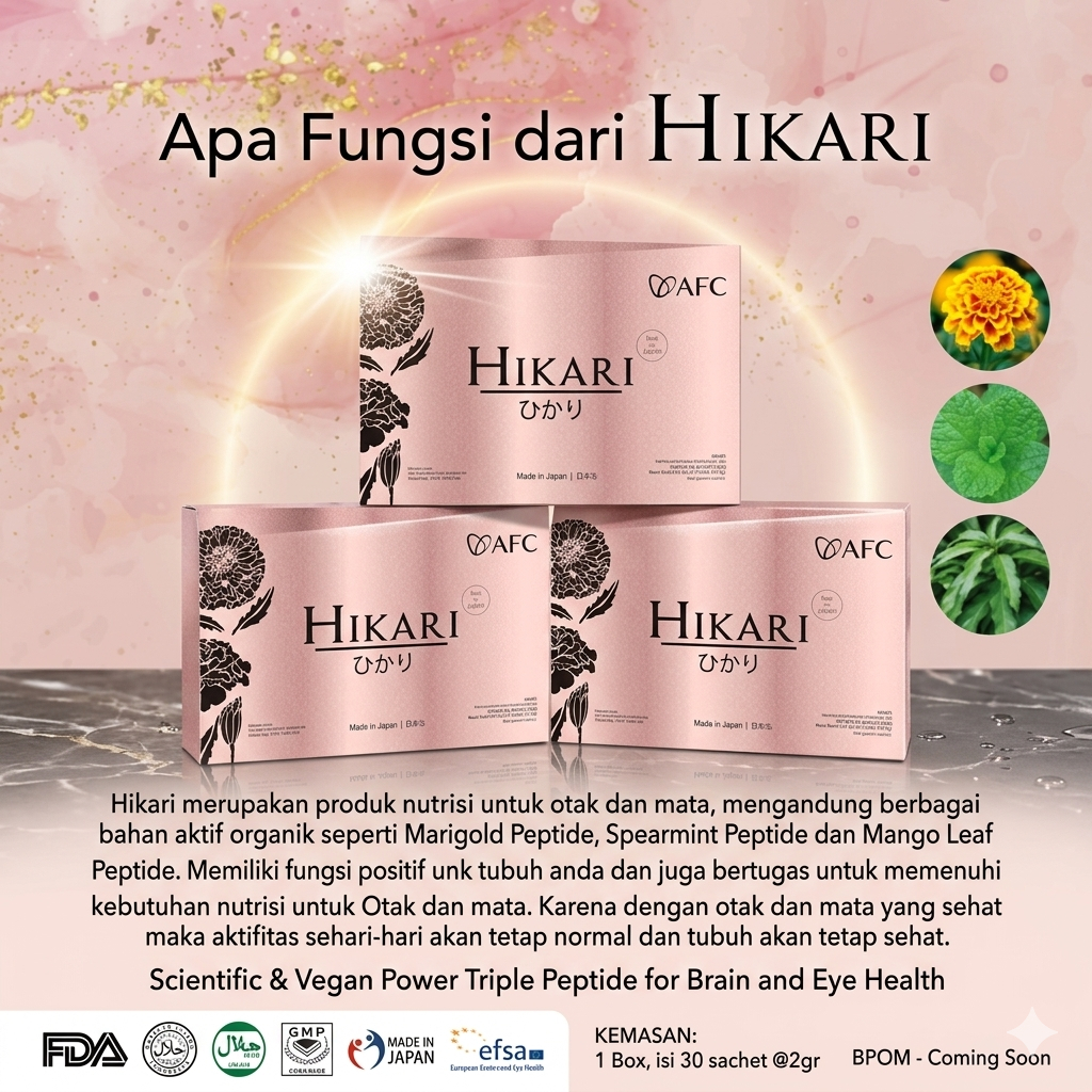 Suplemen Herbal Hikari AFC Original – Vegan & Halal Jepang