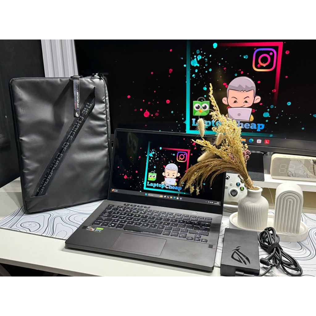 Asus ROG Zephyrus G14 GA401QE Ryzen 9 5900HS RTX 3050Ti Second Likenew