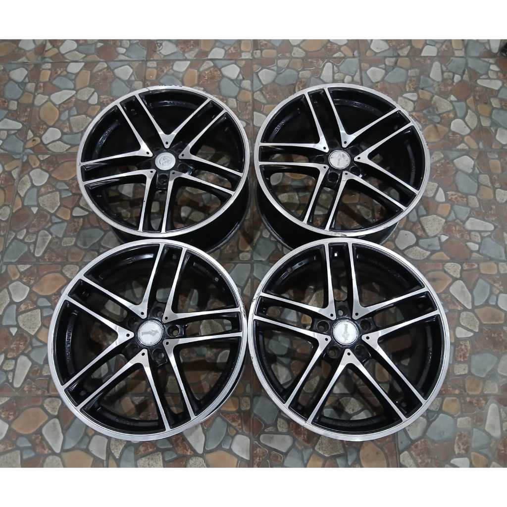Velg Mobil SECOND RING 17 RACING ROSTOCK R17 PCD 5X114 COCOK INNOVA GRANDMAX HRV CRV DLL