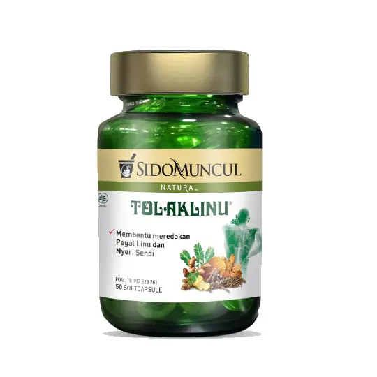 Sido Muncul Natural Tolak Linu Capsule 50 Kapsul | Pegal Linu Nyeri Sendi Otot