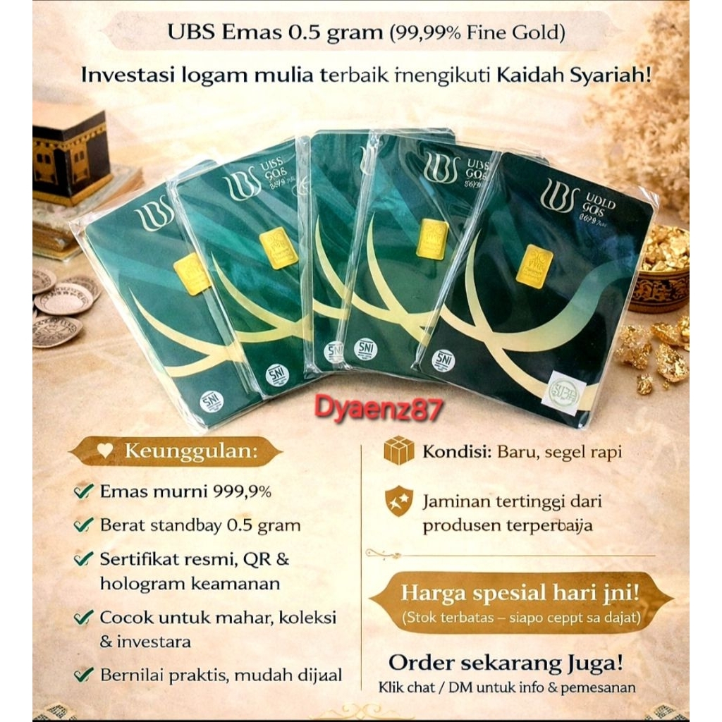 Emas UBS 0.5gr