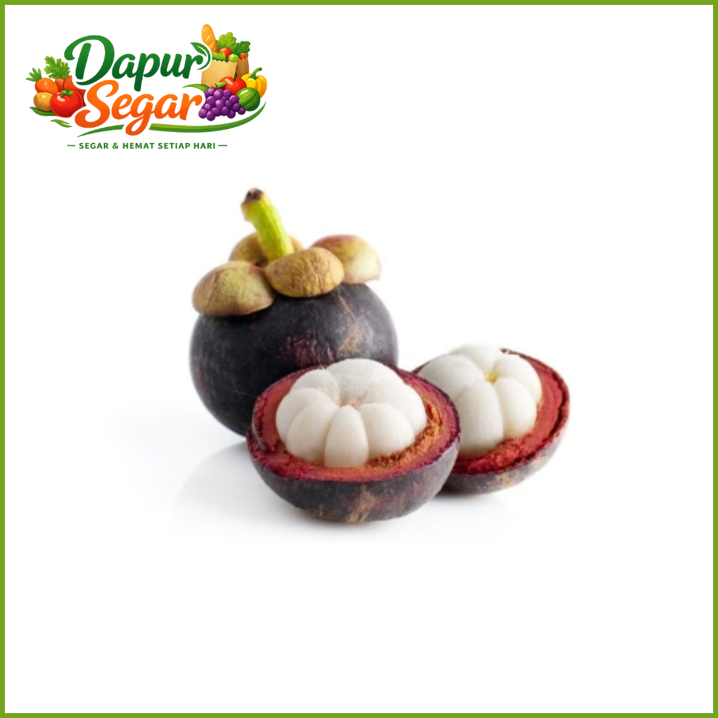 Buah Manggis Fresh 1 Kg Sayur Instan Express Segar Bekasi