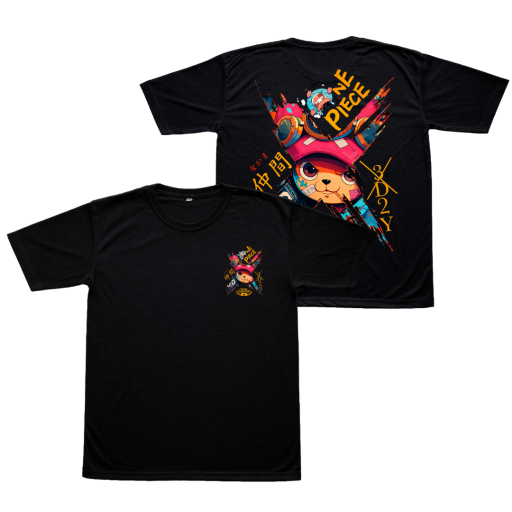 Kaos Anime Chopper 3D2Y - T-shirt one piece Unisex