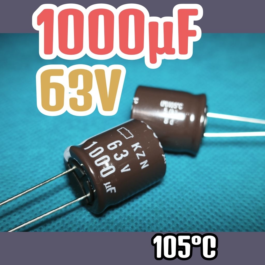 Kapasitor capasitor elko elco 63v 1000uf 63v 1000 uf 63 v 63volt 1000uF ORIGINAL