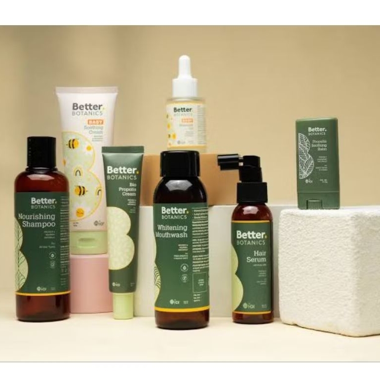 bee botanics shampoo, bee botanics serum rambut, bee botanics bio propolis cream, bee botanics facia