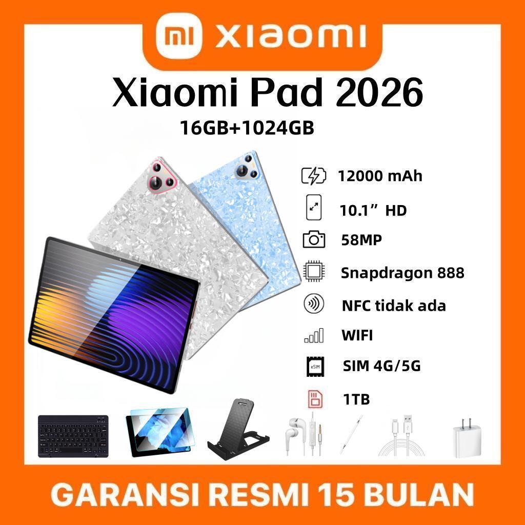 Xiaomi Pad 5G 10.1" 16GB+1TB Snapdragon 888 | 120Hz OLED FullView | Tablet Gaming Android Murah | Sp