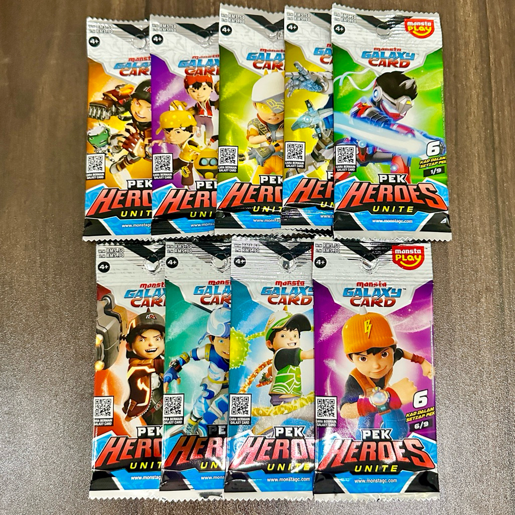 Monsta Galaxy Card pek Heroes Unite Malaysia