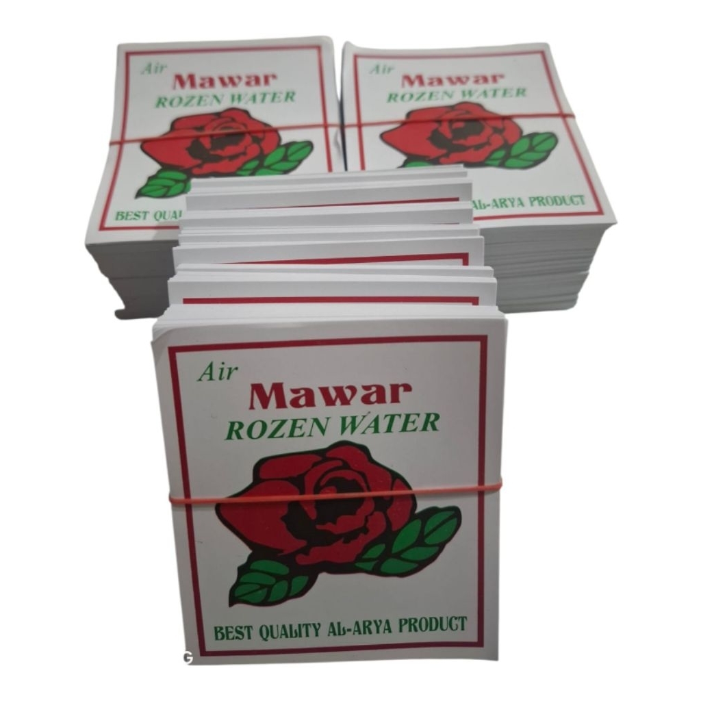 isi 1500 kertas air mawar rozen water