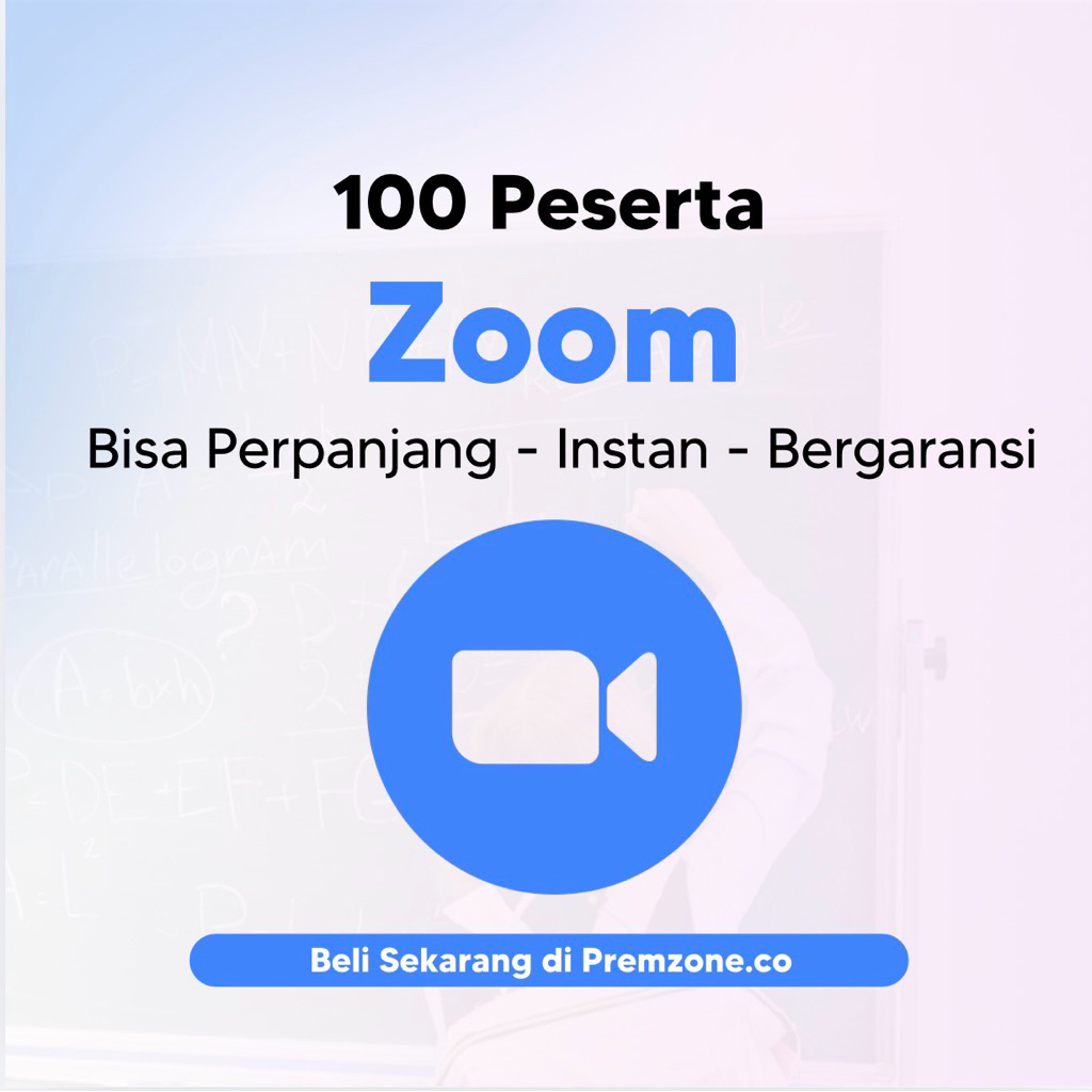 Zoom Pro 100 Peserta Meeting Tanpa Putus Bergaransi