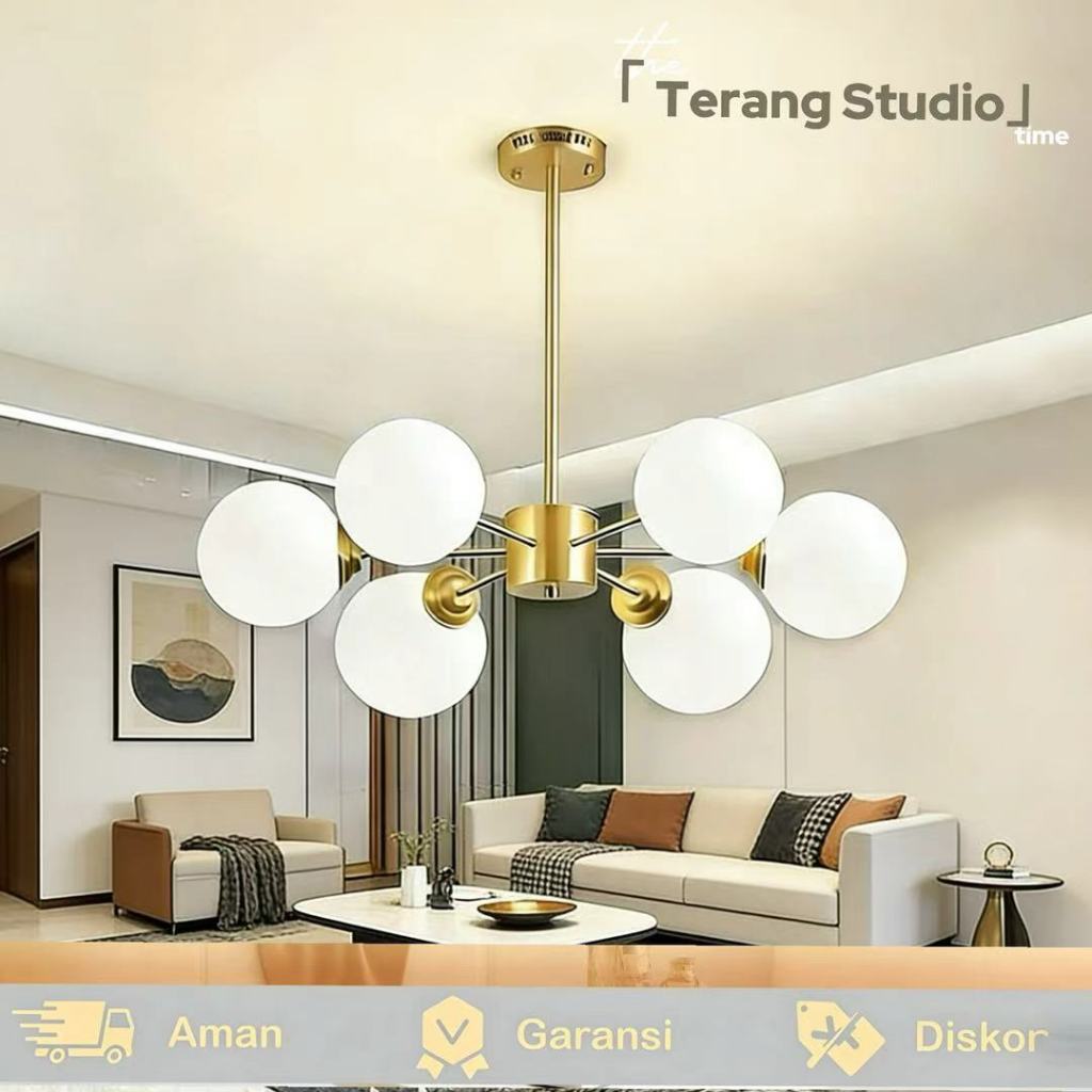 Bola Berbilang Lampu Gantung /Bola Nordic Chandelier Eropa Modern/Lampu Gantung Nordic/Lampu gantung