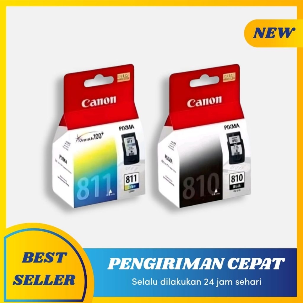 Cartridge Canon 810 Black dan 811 color