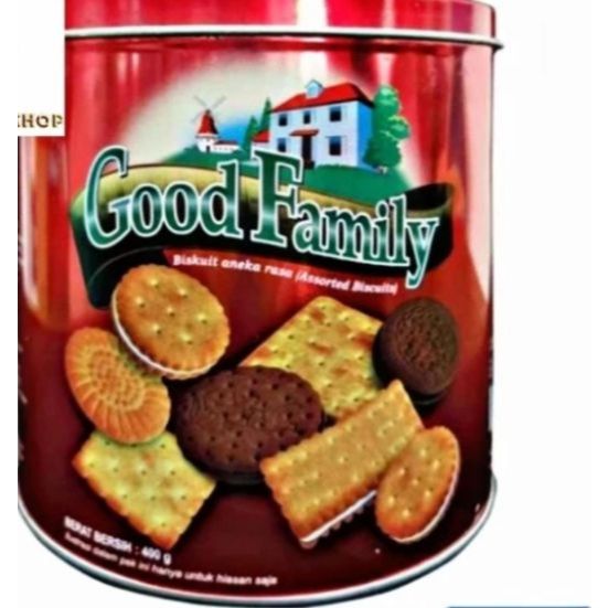 GOOD FAMILY BISKUIT KALENG 400gr