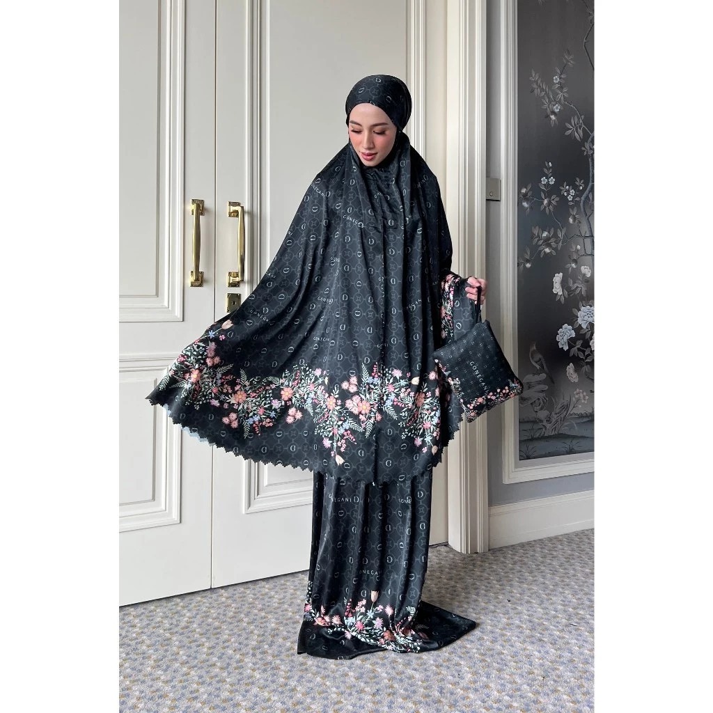 GONEGANI Mukena Motif GG Almira Mukena Gonegani Almira Prayer Set