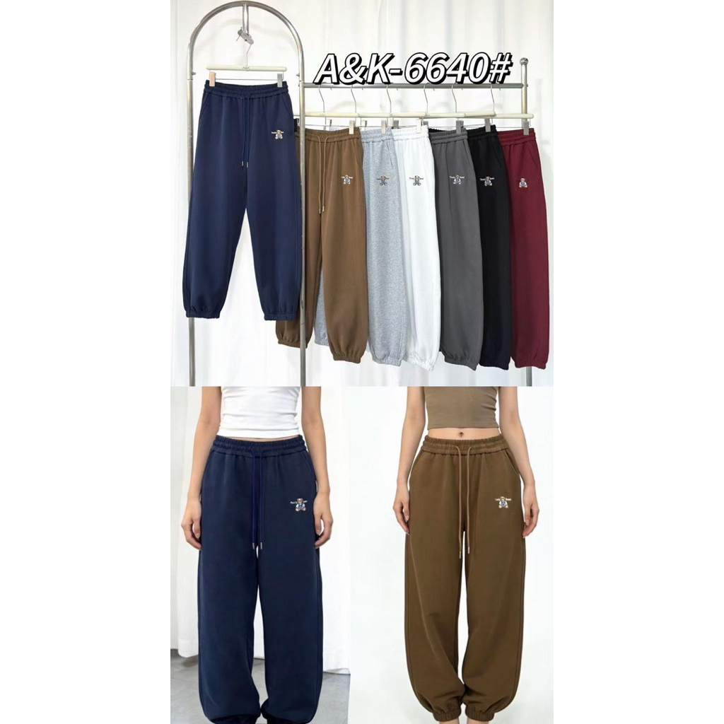 [LC] A&K FASHION 6640 CELANA JOGGER BEAR