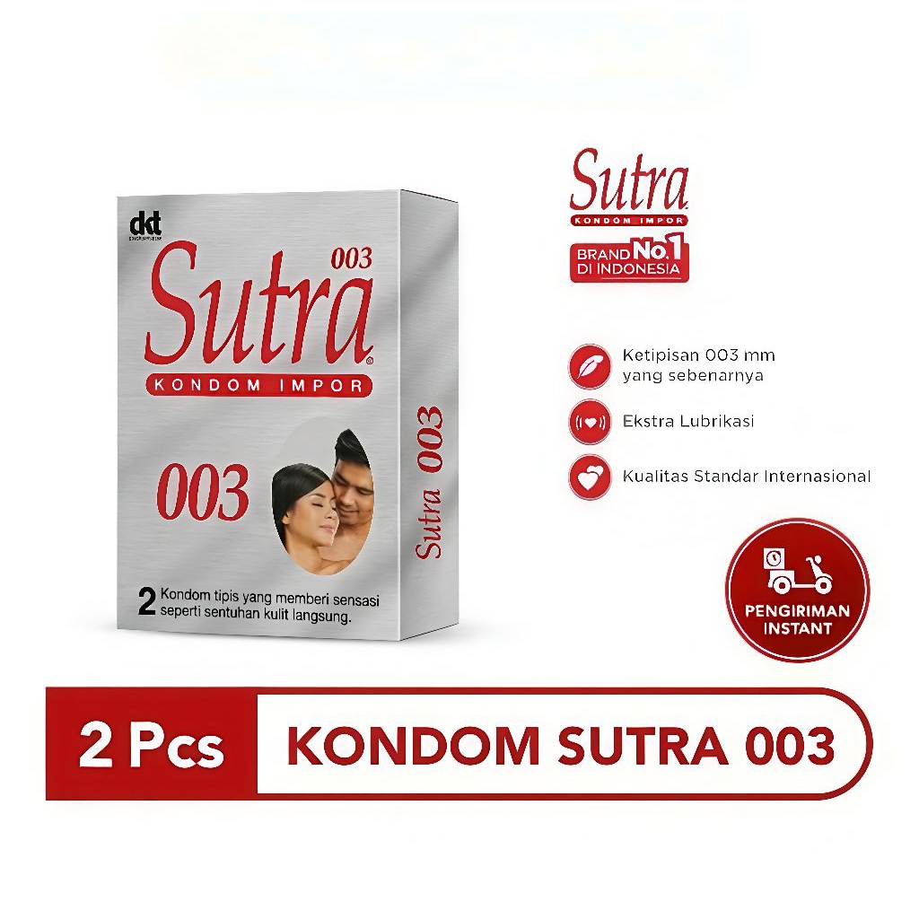 Kondom Sutra 003 Super Tipis isi 2pcs Condom Sutra