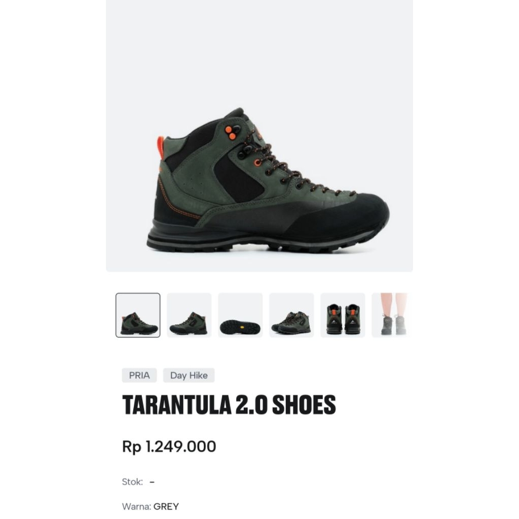 (Preloved) Sepatu Gunung Eiger Tarantula 2.0 - 1000% original