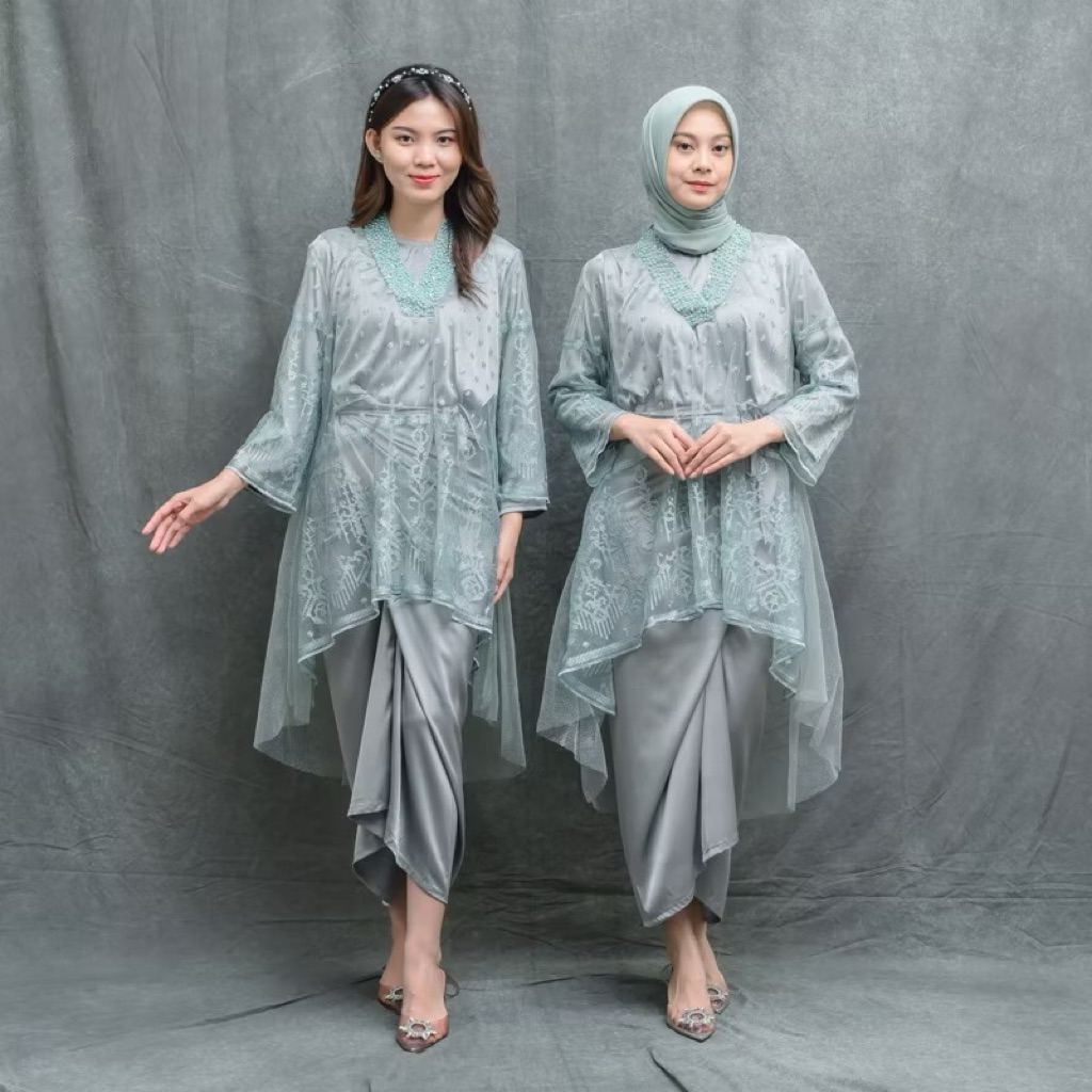 Luxxe Studio Sage Mint Green One Set Inner Dress