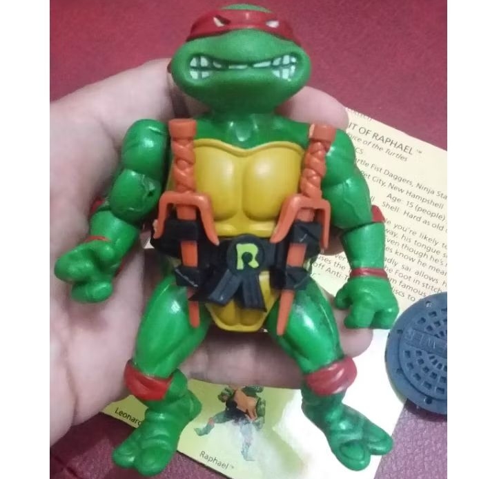 Vintage Raphael Teenage Mutant Ninja Turtles (TMNT) 1988 Soft head