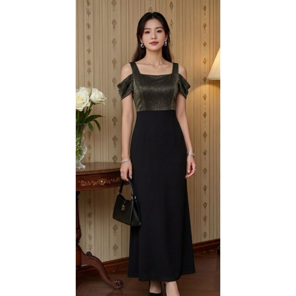 SALE Dress/gaun/baju pesta ukuran jumbo L- XXL | preloved