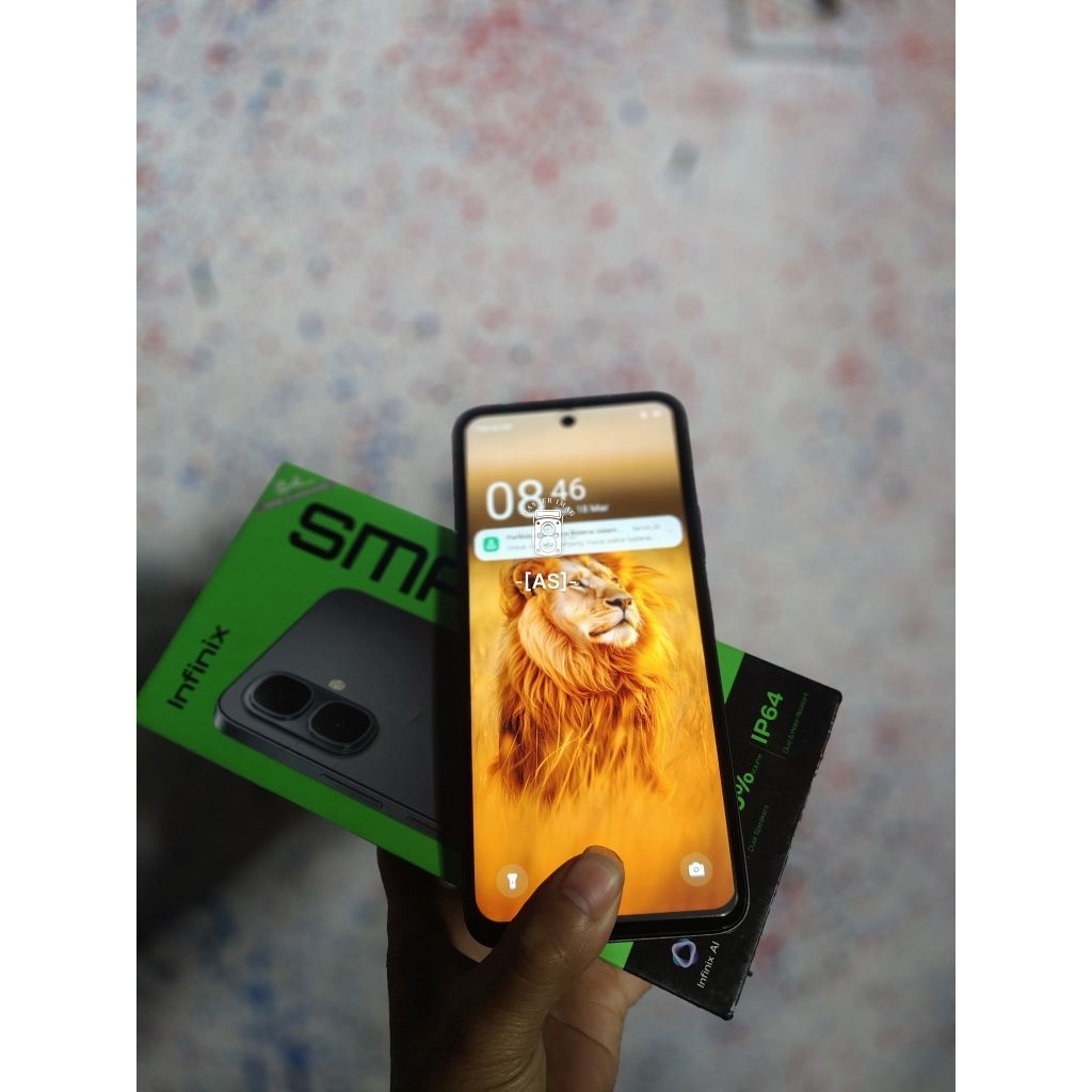 infinix smart10 ram 4+4/128 Fulset mulus second bagus